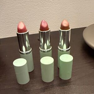 Clinique Lipstick Trio - Pink, Red, Nude